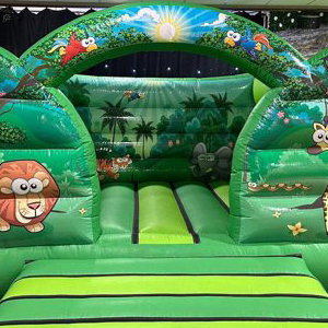 Indoor Jungle Arch Bouncy Castle