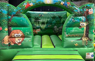 Indoor Jungle Arch Bouncy Castle