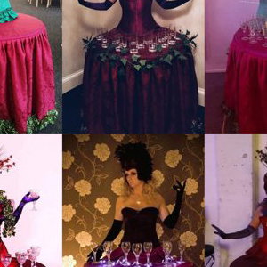 Human Champagne Table 
