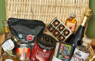 Luxury Hampers with produce from Sheffield and Derbyshire