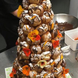 We thrive on a challenge - Croquembouche