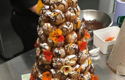 We thrive on a challenge - Croquembouche