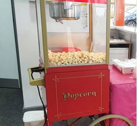 Popcorn machine hire