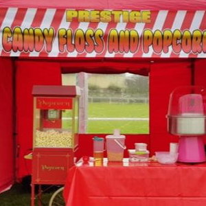 candy floss and popcorn machine stall hire