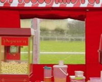 candy floss and popcorn machine stall hire