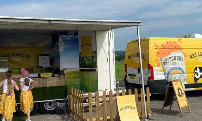 Mrs Dowsons Ice Cream Events Tricycle and Trailer