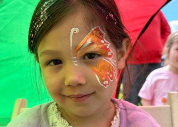 one eye butterfly