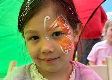one eye butterfly