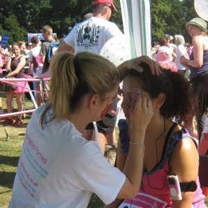 ciara painting RACE FOR LIFE