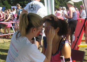 ciara painting RACE FOR LIFE