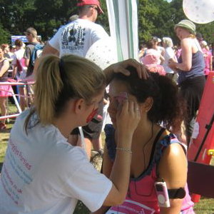 ciara painting RACE FOR LIFE