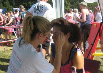 ciara painting RACE FOR LIFE
