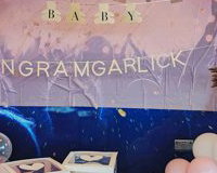 Pink Baby Shower Display