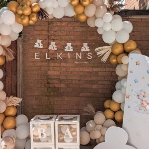Neutral Baby Shower Display