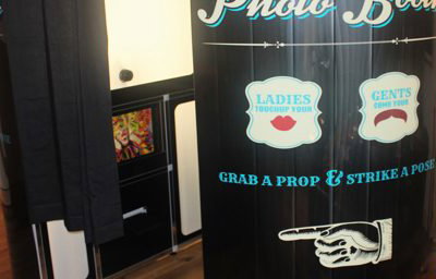 dark wood Photo Booth
