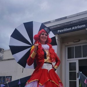 traditional circus stilts