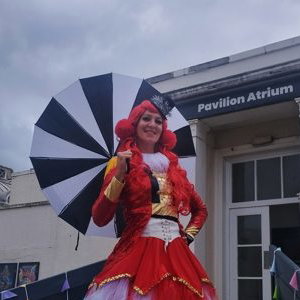 traditional circus stilts