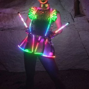 Led light costume