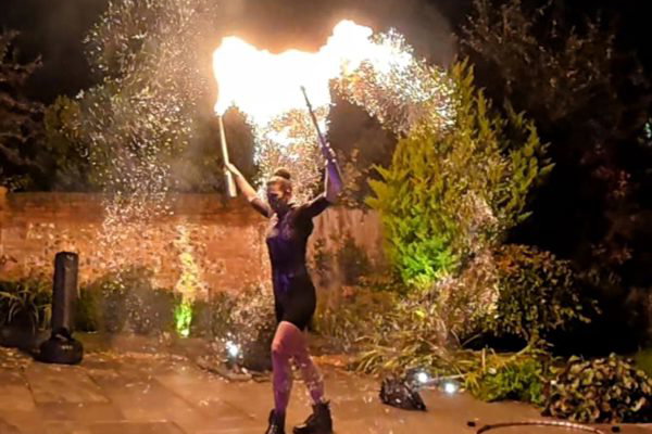 Fire Knights Circus, Fire acts or show.