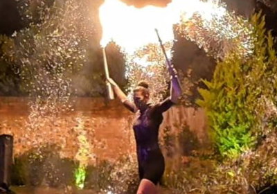 Fire Knights Circus, Fire acts or show.