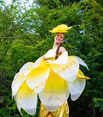Stilt walker