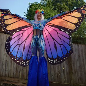 Stilt walking 