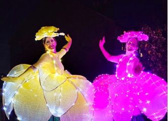 Stilt walker
