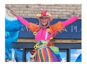 Stilt walker Logo