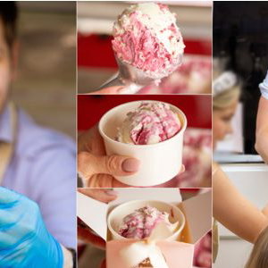 locally sourced gelato and soft serve