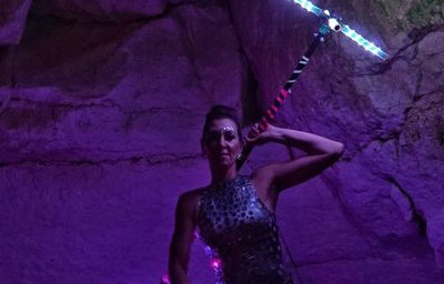 LED Dragon staff