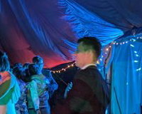 Wedding in the woods, Chipping Norton