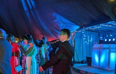 Wedding in the woods, Chipping Norton