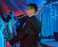 Wedding in the woods, Chipping Norton