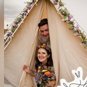 Festival wedding bride 