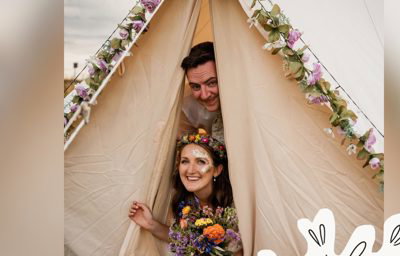Festival wedding bride 