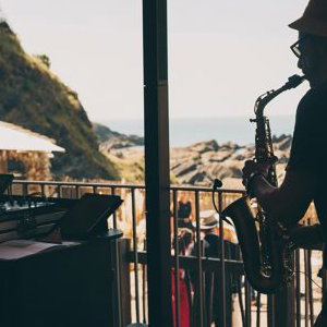 Saxophonist Tunnels Beaches Ilfracombe