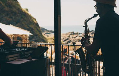 Saxophonist Tunnels Beaches Ilfracombe