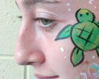 Turtle Motif Facepaint
