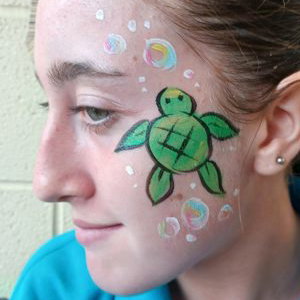 Turtle Motif Facepaint