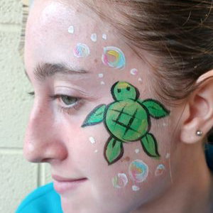 Turtle Motif Facepaint