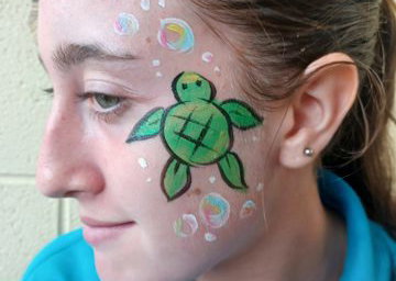 Turtle Motif Facepaint
