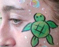 Turtle Motif Facepaint