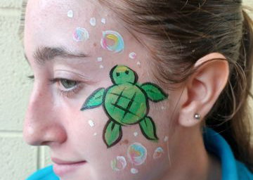 Turtle Motif Facepaint