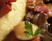 Beef Bourguignon.