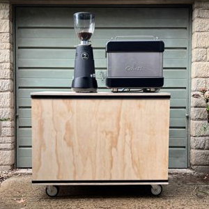 Coffee Cart Wooden