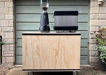 Coffee Cart Wooden