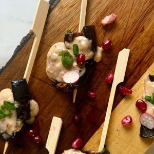 aubergine satay