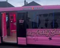 Pink Party Bus