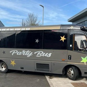 Grey Party Bus