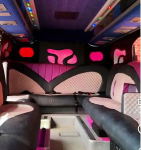 Grey Party Bus